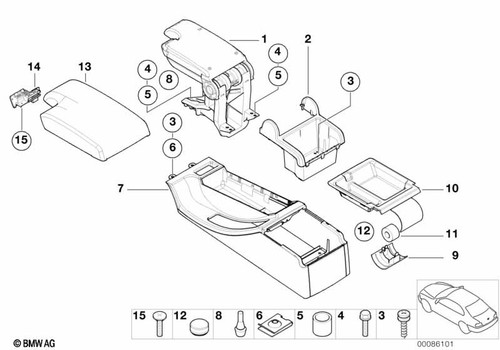 Bmw genuine upper centre - bmw,