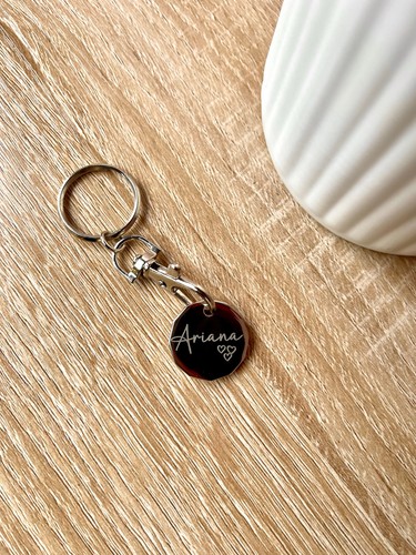 Personalised engraved chrome