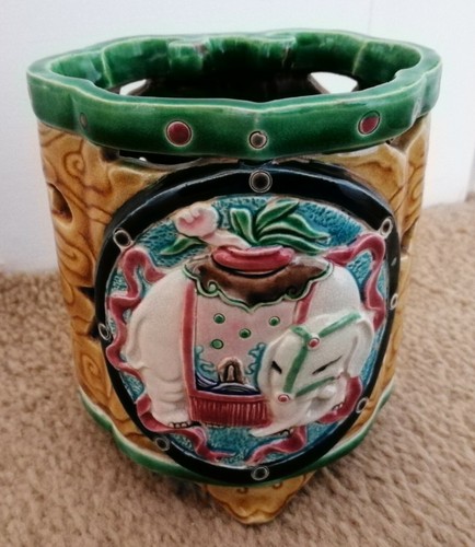 Elephant pen pot holder desk - elephant,