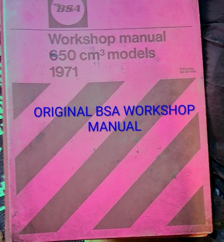 Bsa 1971 original - bsa,