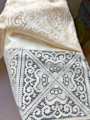 Vintage cream cotton - cream,