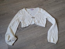 Monsoon Cream Bolero 8-9 Years