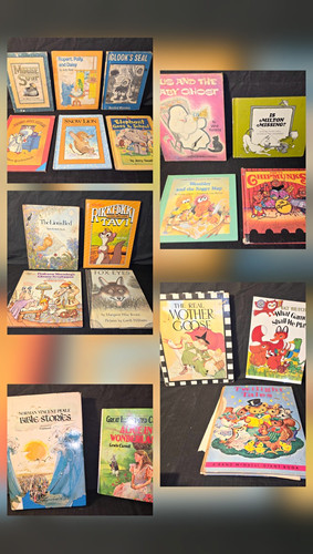 Vintage childrens book lot - book, 17