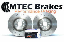 VW GOLF MK5 3.2 R32 4motion FRONT PERFORMANCE BRAKE DISCS & MTEC PADS 345mm