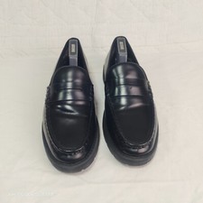 Zara Men's Dress Penny Loafers Black Size 42