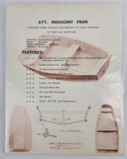1950's 8ft Mahogany Pram $77
