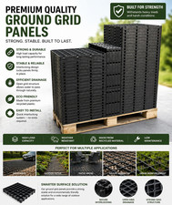 40 x Black Grass Grid Heavy