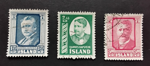 Stamps iceland 274 275 277 - stamps,