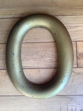 Salvaged plaster letter - plaster,