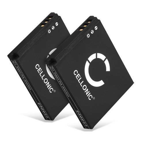 Replacement camera battery - 2x,