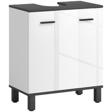 HOMCOM Bathroom Under Sink Cabinet Adjustable Shelf, Refurbished