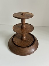 Vintage Wood Carousel Rotating