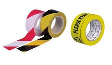 Pvc Hazard Warning Rolls Self