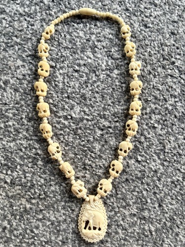 Vintage bovine bone elephant - vintage,