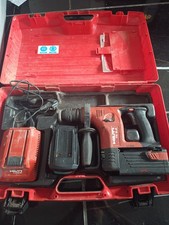 Hilti TE6-A36 Li-ion Sds Drill With 2 Batteries Charger And Case Working Good