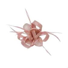 Women Feather Flower Hair Hat