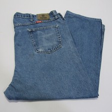 Wrangler Men’s Regular Fit straight leg Blue Jeans W48 / L27  SKU M17465]