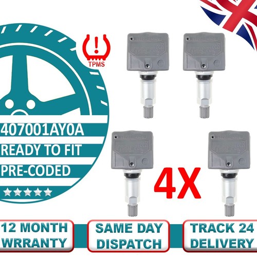 Pre coded tpms sensor for - 4x,