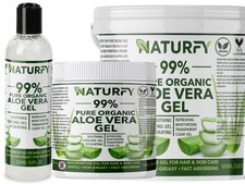Aloe Vera Gel 100% Pure Natural Organic Multipurpose Soothing Hair & Skin Face