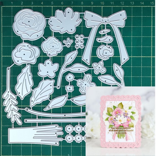 Bouquet metal cutting - metal, dies