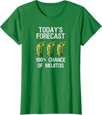 Funny Mojito Forecast T Shirt