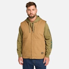 Men's Timberland PRO Gritman Fleece-Lined Canvas Vest