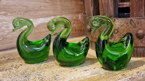 Vintage dark green - art, glass