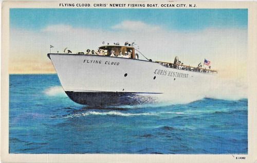 Flying cloud speed boat - flying,