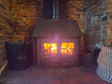 multifuel stove with back boiler