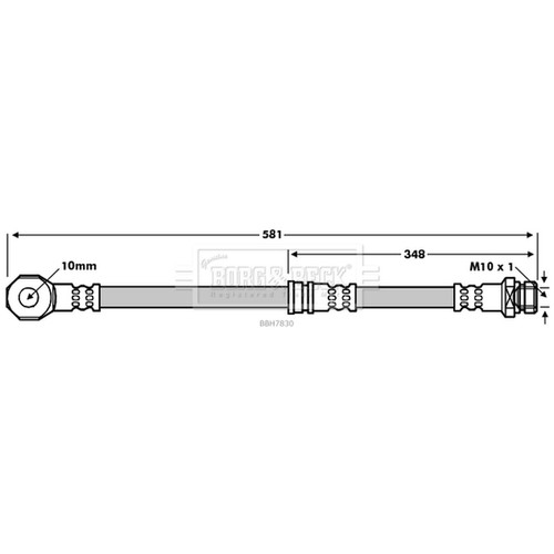 Brake hose for mitsubishi - brake,