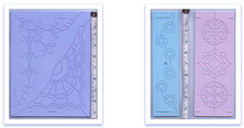Cornucopia, 3 Embossing Boards pack (set 1), Double Sided Glitter Girls