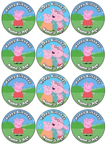 Personalised peppa pig - 12,