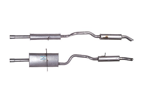 Exhaust silencer tail - silencer, pipe