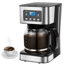 1.5L Filter Coffee Maker Machine 12 Cup Automatic Setting Digital Timer 950W UK