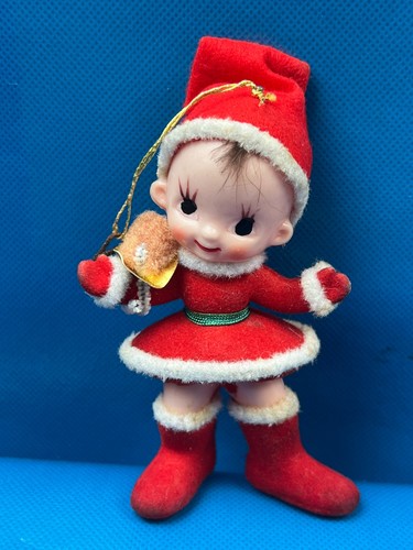 Vintage christmas ornament elf - vintage,