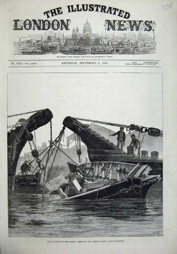 Original old antique print - old,