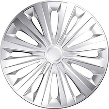 14" Wheel Trims For Vauxhall Agila Covers Hub Caps Silver Set of 4