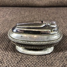 Ronson Vintage silver plated table top lighter - (untested)
