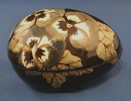 Egg shaped trinket box - shaped, from