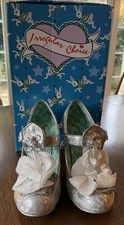 IRREGULAR CHOICE WOMENS CAN’T TOUCH THIS PAISLEY WHITE/SILVER SIZE 38/UK 5
