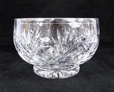 Large Heavy Crystal Cut Glass