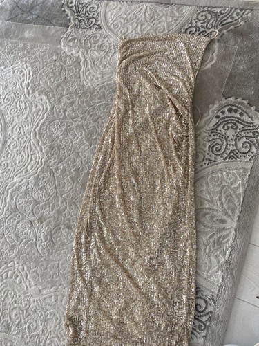 Pull bear gold sequin - bear,
