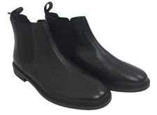 Autograph Men's Chelsea Boots Size 7 Black Leather Upper Standard Pull On New F1