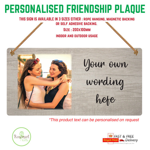 Personalised photo plaque - photo,