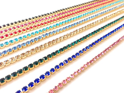 Diamante rhinestone crystal - 1m, diamante/rhinestone