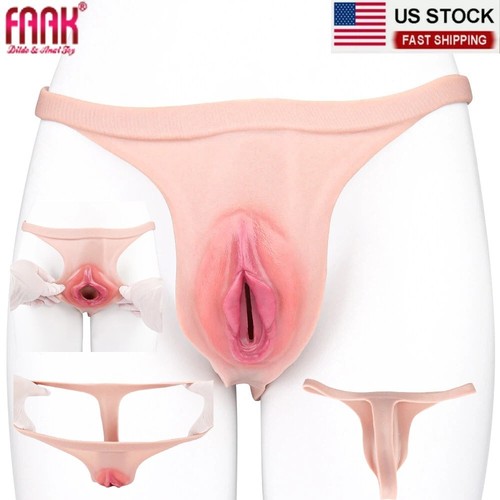 Silicone panty fake vagina - fake,