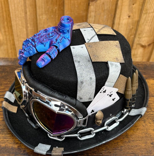 Unique steampunk top - steampunk, hat