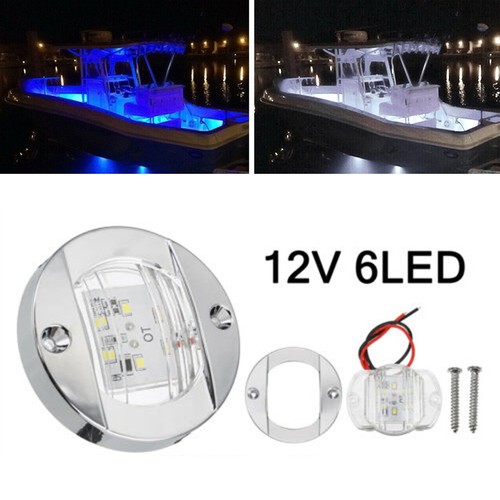 1pc white round marine boat - white,