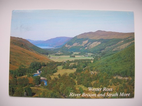 Wester ross postcard river - postcard,