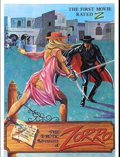 THE EROTIC ADVENTURES OF ZORRO 1972 SUPER 8 COLOUR SOUND 2 X 800FT CINE 8MM FILM